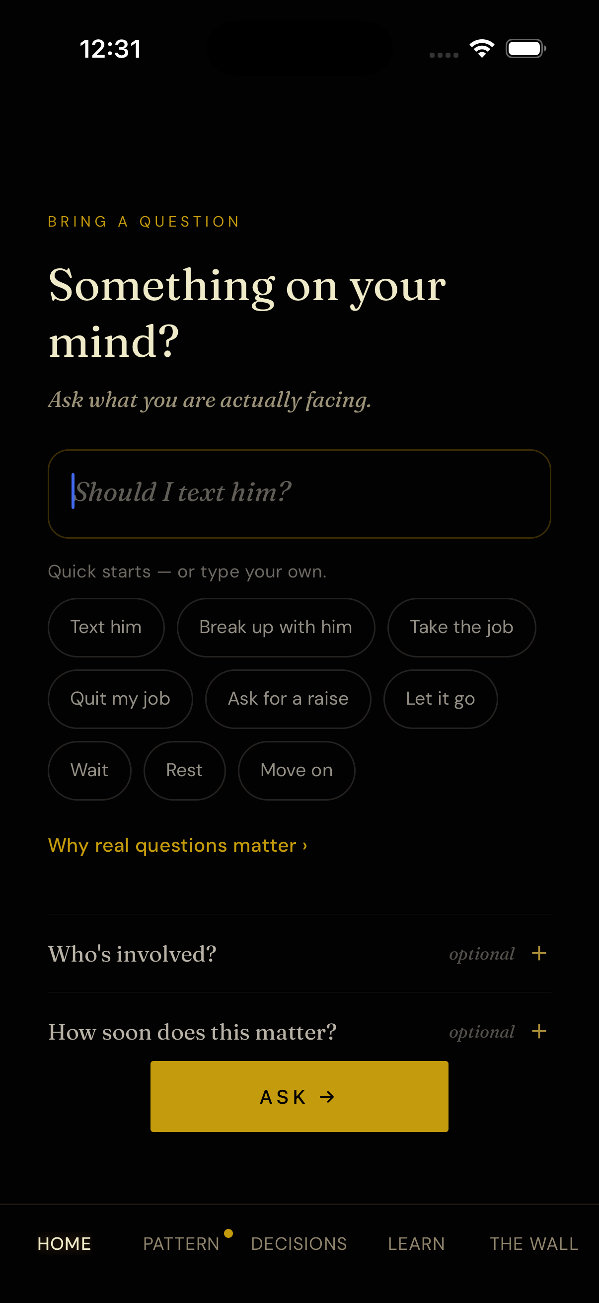 Shadow OS ask a real question