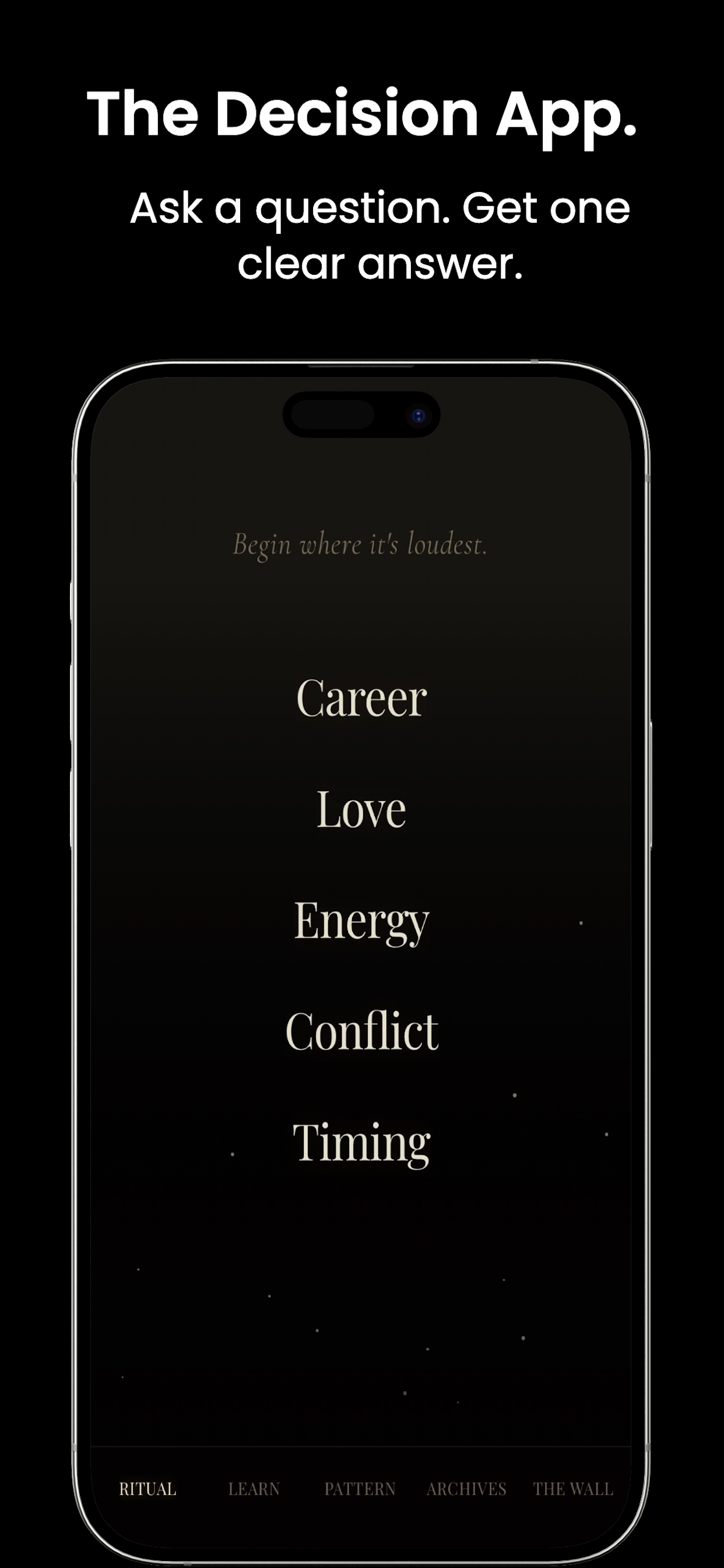 Shadow OS — The Decision App