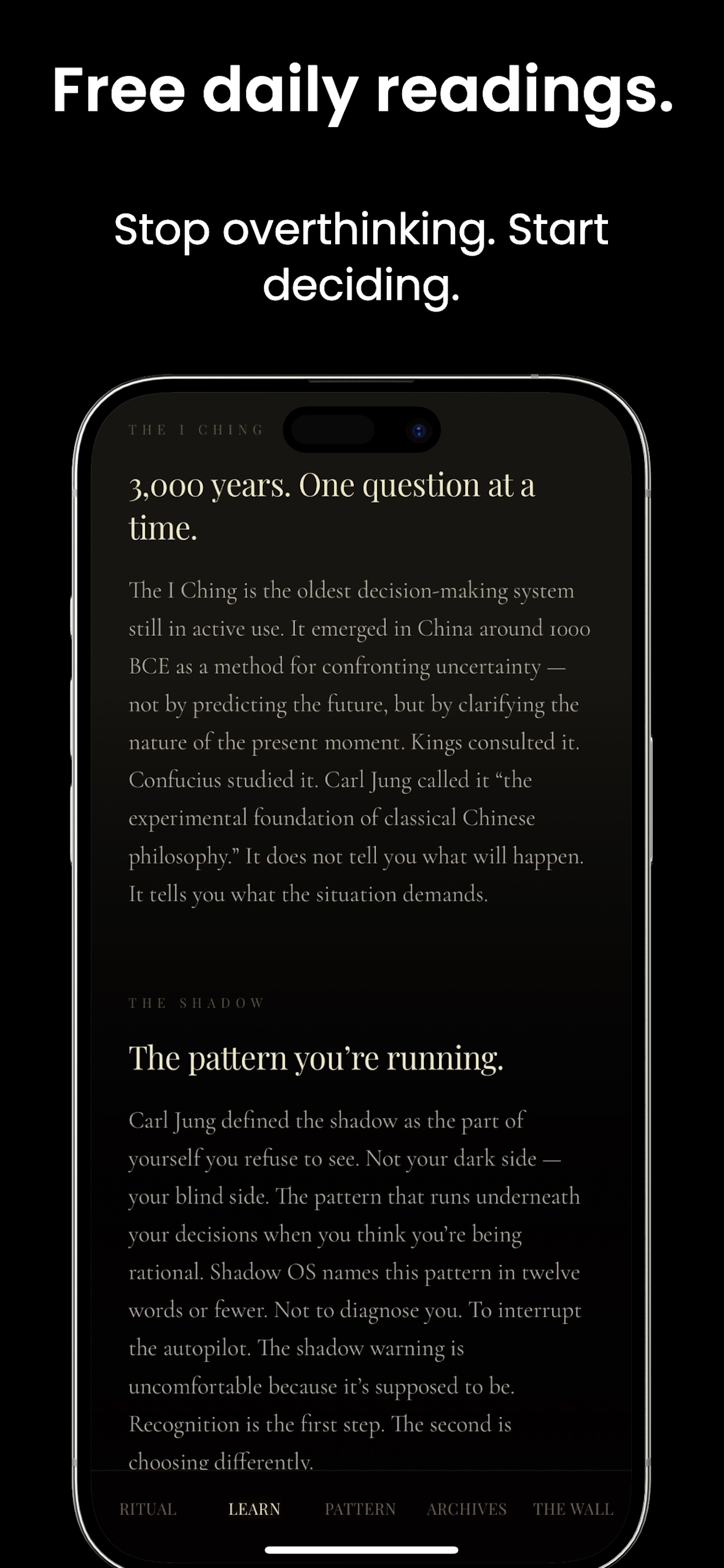Shadow OS — Free Daily Readings